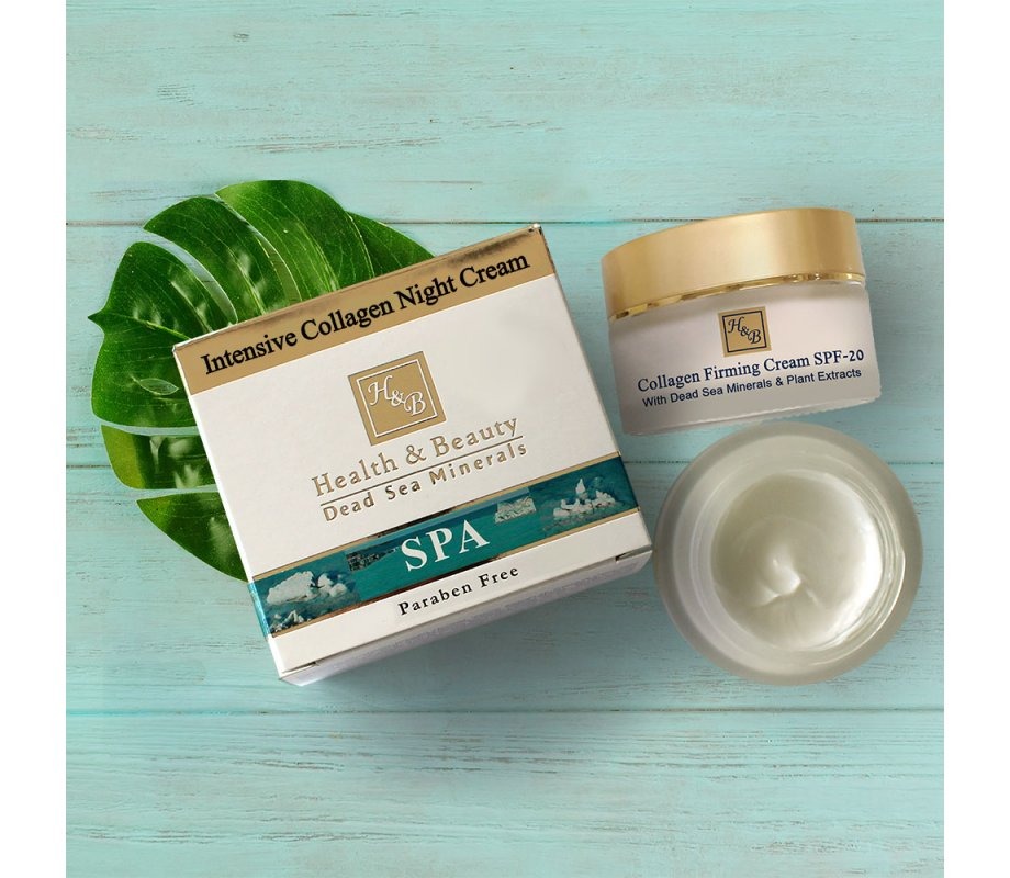 H&B Intensive Collagen Night Cream Enriched with Oils and Dead Sea Minerals - Image 2